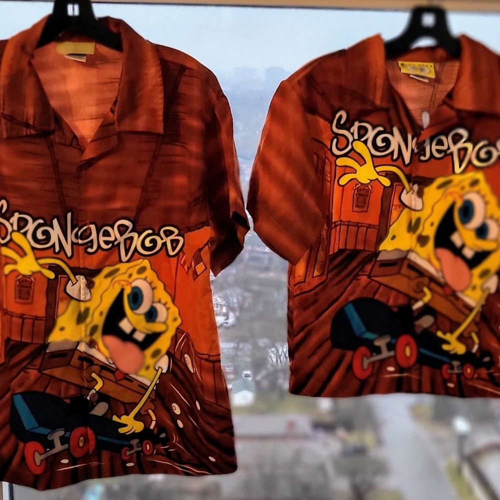 Sponge Bob Aloha Shirt
